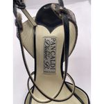 Pancaldi for Diane B Womens Black Suede Snakeskin High Heels Size 10 bin1 Photo 6