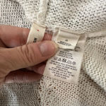 Anthropologie  Moth Open Weave Hooded Longline Cardigan Sweater - size Medium Photo 10