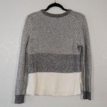 Madewell Black & White Marled Pepper Checkpoint Sweater Size Small Photo 6