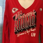 NFL Ladies Size Large Kansas City Chiefs long sleeve Shirt  Photo 2