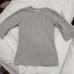 We Wore What Fitted Ribbed Crewneck T-Shirt Photo 0