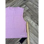 Alphalete  Women's Heavy Cotton Cut Off - Pastel Pink , Size Large Photo 6