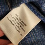 Anthropologie  CARTONNIER BLUE WHITE LINEN BLEND BUTTON FRONT LIGHTWEIGHT BLAZER Photo 15