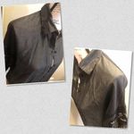 ZARA  Peasant button down shirt embroidery black Size XSmall Chambray Y2K Photo 1