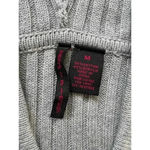 Heart n Crush | Women’s Zipper Hoodie Sweater Metal Buttons | Medium Gray Photo 2