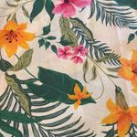 Old Navy Cotton Oxford Poplin Tropical Floral Pajamas Yell Grn SET SU 23 M TALL Photo 2