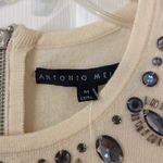 Antonio Melani  Short Sleeve Shirt size M length 23” bust 34” color Ivory Photo 1