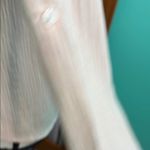 Hippie Rose  Cream & peach 🍑 Button Down Shirt w/ Collar Photo 5