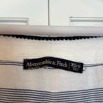 Abercrombie & Fitch white blue striped coverup tunic xs/s Photo 2