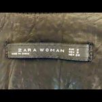ZARA WOMAN ASYMMETRIC FAUX LEATHER MINI SKIRT. Photo 6