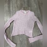 Open Edit Charming Charlie Lilac Knit Sweater Photo 3
