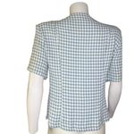 Betsy’s Things 1990”s Vintage Gem light blue Gingham print​​​​​ White Size M Photo 6