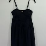 Band Of The Free Bustier‎ Corset Black Dress Size Medium Goth Short Mini Dress Photo 0