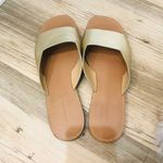 Banana Republic Gold Slip On Sandals Size 10. Photo 6