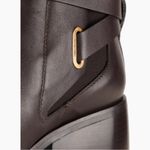 See By Chloe See by Chloé Dark Brown Calf Averi Block Heel Leather Bootie, Size 41 w/DustBag Photo 14