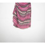 Parker NEW  Sweetheart 100%‎ Silk Mini Strapless Dress, Pink print, M Photo 6