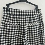 ZARA NWOT Black White Gingham Tapered Leg Trousers pants Medium womens Photo 9