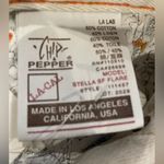 Chip & Pepper  Stella flare linen blend denim natural sz 27 NEW Photo 3