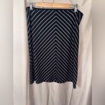 Mossy Oak Mossimo Black and White Striped Women's Pencil Skirt Size Large Photo 2