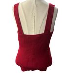 White House | Black Market cashmere blend Crimson ribbed Knit tank NEW Size SMALL Photo 3