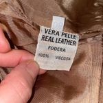 Moschino Vintage 1990s Western Tan Suede Leather Bolero Jacket EUC Sz 8 Photo 6