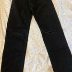 Princess Polly  black ripped jeans  Photo 4