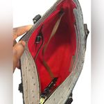 Dooney & Bourke Gray Ostrich Lexington Purse Photo 4