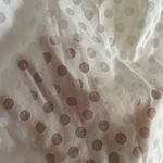 Gap  sheer dot Fitted Boyfriend shirt Photo 5