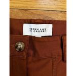 Derek Lam 10 Crosby Therese Cropped Straight Leg Trouser Pants cinnamon Size 4 Orange Photo 5