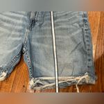 Calvin Klein Distressed Light Blue Jean Shorts Photo 4