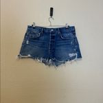 AGOLDE  Parker Vintage Cut-Off Denim Shorts in Swampmeet Dark Size 31 Photo 3
