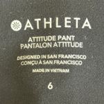 Athleta  Attitude Pants Womens 6 Black High Rise Jogger Stretch Athleisure Gym Photo 4