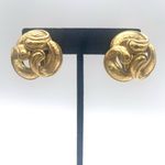 Oscar de la Renta  Vintage Swirl clip on Earrings Photo 0