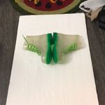 Rock And Candy  Rain Boots Clear:Green Size 6/36 Photo 2