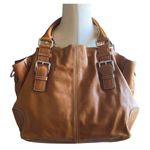 Michael Kors -LEATHER COGNAC COLOR SATCHEL BAG Photo 1