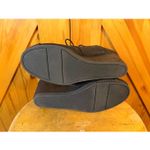 Maurice's  Women's 10 Cheri Black Faux Leather Wedge Ankle Booties Preppy Photo 6