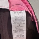 No Boundaries Vintage Y2K 2000s  Brown Flare Capri Pants Sz 5 Juniors Photo 3