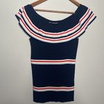 VERO MODA Women's Grace Ruffle Off Shoulder Striped Top Size Medium Photo 1