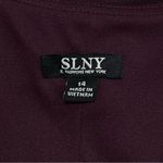 Slny  Tiered Rhinestone Capelet Dress in Fig Size 14 NWT Photo 10