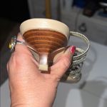 Donald J. Pliner Women's Silver Slide Sandals Platino metallic 6.5 kitten heel Photo 8