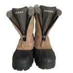 Sorel Lia Ellesmere Insulated Zip Up Half calf duck boots EUC Photo 1