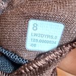 Lululemon  Power Y Bra Checkered Brown size 8 Sports Bra Photo 2