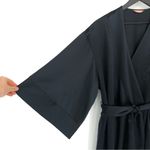 Thirdlove  Satin Short Robe Black OS Photo 2