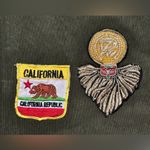 Free People NWT Been There Badge Tote Bag - One Size - Green Photo 8