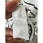 Lucky Brand Women's Slightly Sheer Stripe Front Cutout Quarter Sleeve Top L Photo 5