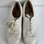 Frye  Size 7.5 Sneaker Ivy Low Lace Up White Leather Fashion Women’s Comfort Shoe Photo 4