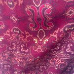 Apt. 9  Vibrant Red Paisley Halter Blouse Photo 3