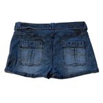 Route 66 Denim Jean Shorts Women's Belted Blue Juniors Size 14 Cute Summer Hot Photo 1