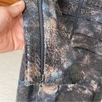 Linda Lundstrom Women’s Reptile Snake Skin Embossed Coat Plus Size 16 Zip Detail Photo 6