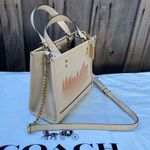 Coach  X Jennifer Lopez Dempsey Tote 22 With Nyc Skyline Photo 1